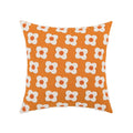 little daisy flowers colorful embroidered daisy flowers decorative pillow cushion cover with tufts aesthetic bedding roomtery