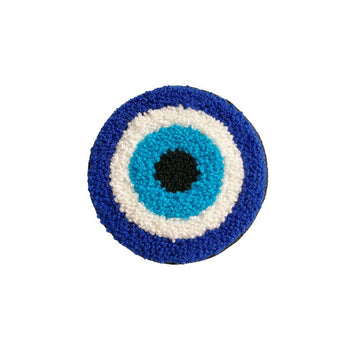 Evil Eye Embroidered Coaster