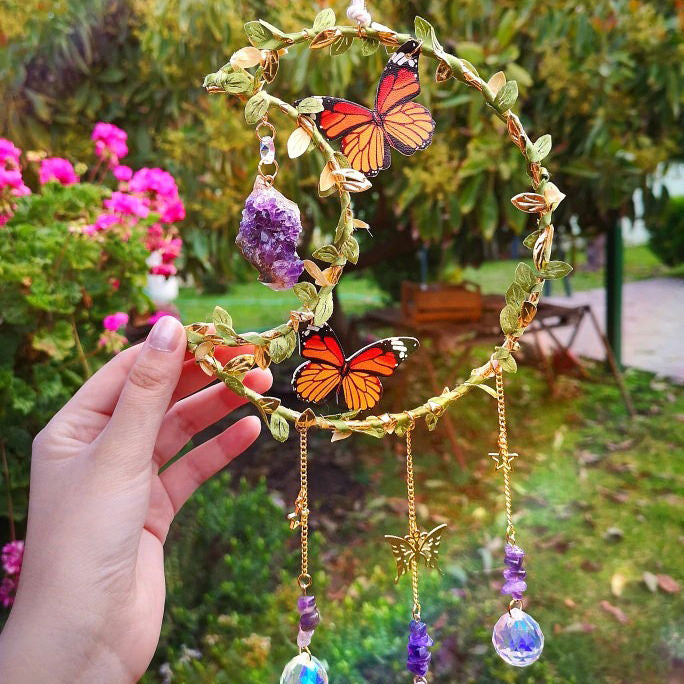 celestial sun light crystal suncatcher wall hanging rainbow maker lightcatcher crystal pendant shining hanging sun catcher roomtery