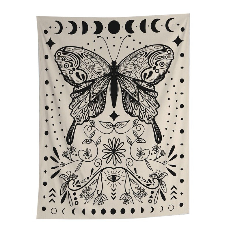 The Moon Mushrooms Tapestry - Shop Online on roomtery