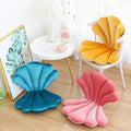seashell shaped soft plush seat cushion danish pastel aesthetic decor roomtery