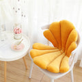seashell shaped soft plush seat cushion danish pastel aesthetic decor roomtery