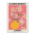 flower market gallery wall canvas wall art aesthetic posters roomtery