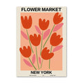 flower market gallery wall canvas wall art aesthetic posters roomtery