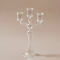 vintage french glass candle holder old money aesthetic rustic candlestick roomtery