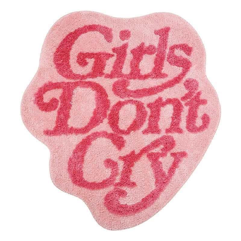 Girls Don't Cry Accent Rug - Shop Online on roomtery