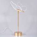 golden butterfly metal table lamp acrylic night light roomtery
