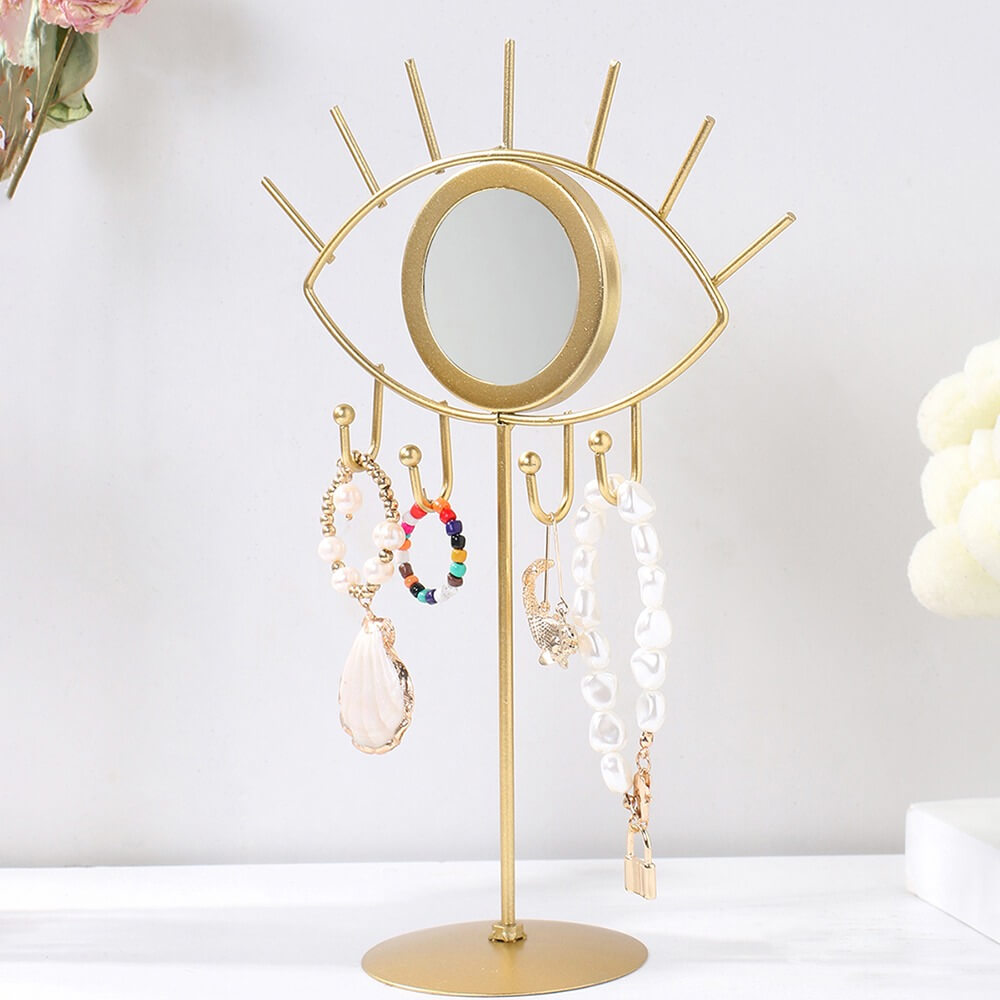 golden eye table top jewelry holder stand organizer roomtery