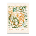 green leaves and flowers painted wall art prints aesthetic canvas posters roomtery