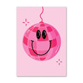 bright hot pink wall art posters soft pink girly aesthetic posters roomtery