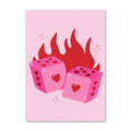 bright hot pink wall art posters soft pink girly aesthetic posters roomtery