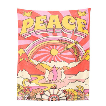 Indie Peace Tapestry