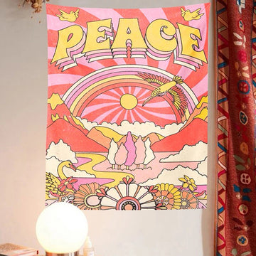 Indie Peace Tapestry