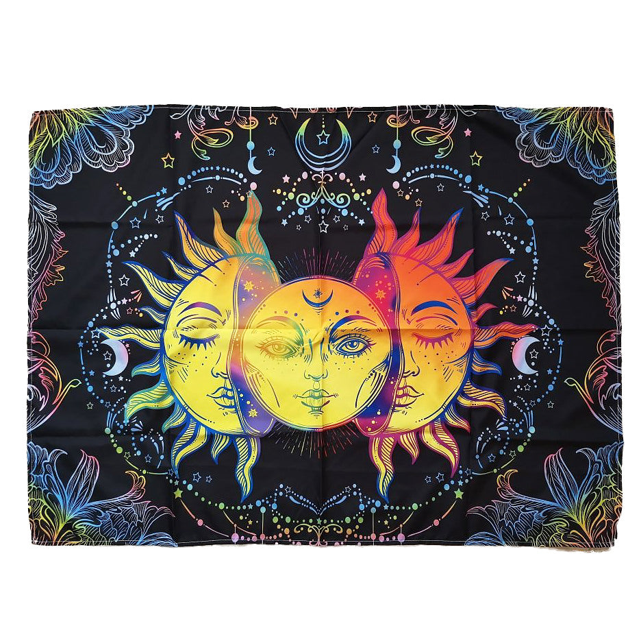 indie aesthetic room sun and moon tapestry indian style roomtery