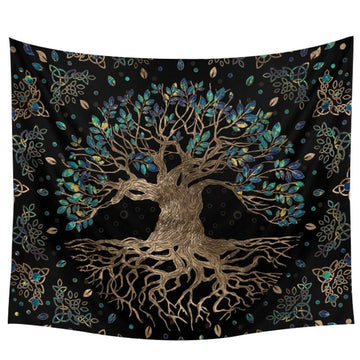 indie aesthetic room tapestry tree of life indian style roomtery