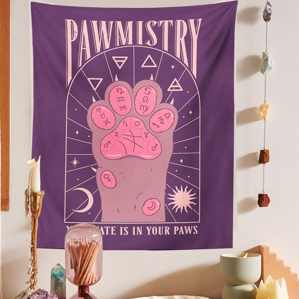 indie aesthetic room tapestry sweet paws roomtery