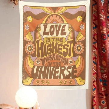 Love is Highest Vibration Tapestry
