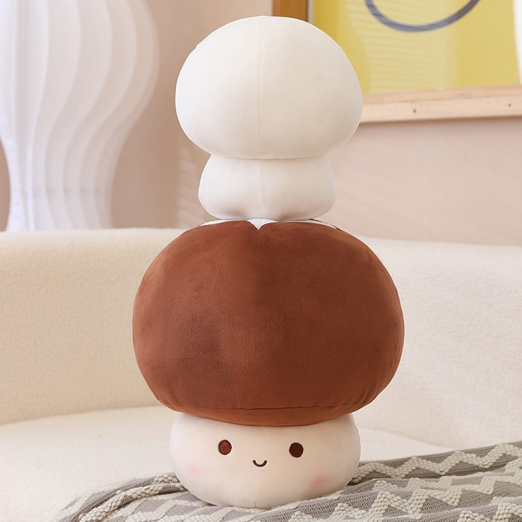 kawaii cute mushroom plush toy aesthetic decor roomtery