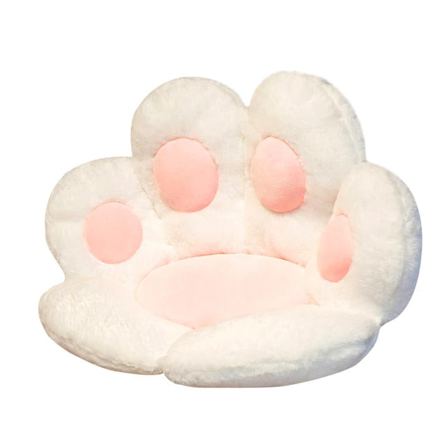 kawaii aesthetic cute cat paw seat cushion gaming chair decorative pillow room decor roomtery