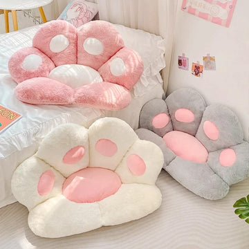 Kawaii Cat Paw Seat Cushion