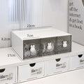 white kawaii desktop drawer storage box organizer roomtery