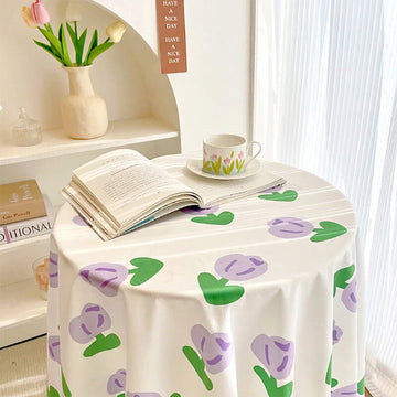Pastel Tulip Tablecloth
