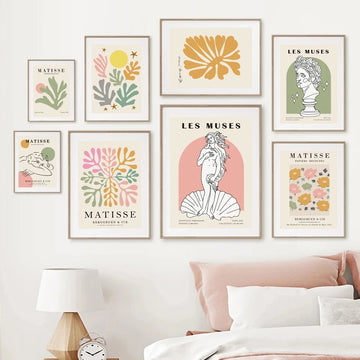 matisse and le muses cut outs gallery wall art aesthetic canvas posters roomtery