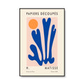 henri matisse vintage poster abstract cut out prints aesthetic room