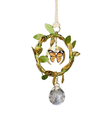 mini aesthetic fairycore butterfly suncatcher wall hanging roomtery