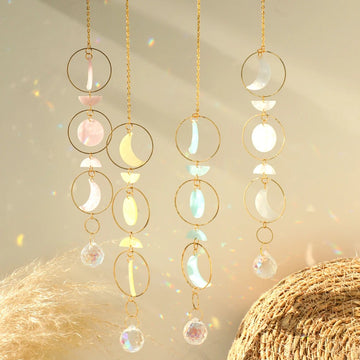 Moon Phase Nacre Suncatcher