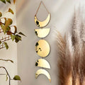 gold mirror moon phases wall decor roomtery