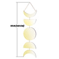 silver mirror moon phases wall decor roomtery