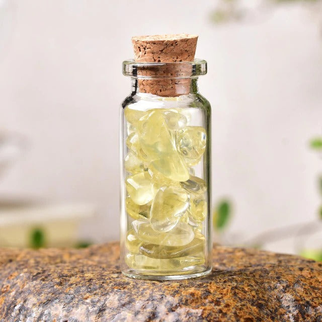 natural crystals decor flask desk accessory fairycore aesthetic room roomtery