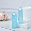 Blue Aura Quartz Tower Crystal