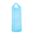 natural blue quartz pointing tower crystal aesthetic decor roomtery