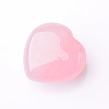 natural crystal aesthetic desk decor rose quartz heart shaped crystal aesthetic decor roomtery