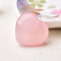 natural crystal aesthetic desk decor rose quartz heart shaped crystal aesthetic decor roomtery