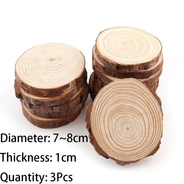 natural wooden slice coasters cottagecore aesthetic room decor roomtery