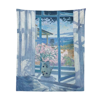 Oil Painted Window Tapestry