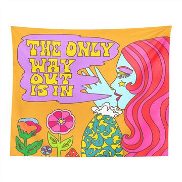bright colorful indie room aesthetic tapestry roomtery