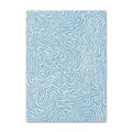 pale blue aesthetic canvas wall art pastel flower poster roomtery