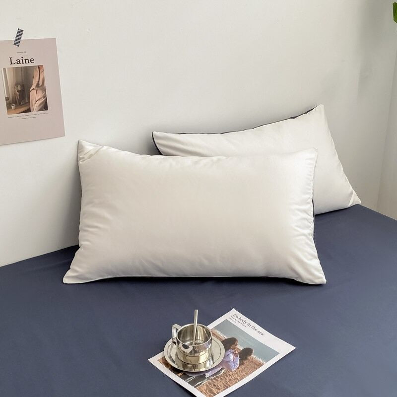 pale dusty colors plain bedding aesthetic duvet cover minimalistic sheet set roomtery