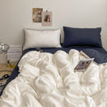 pale dusty colors plain bedding aesthetic duvet cover minimalistic sheet set roomtery