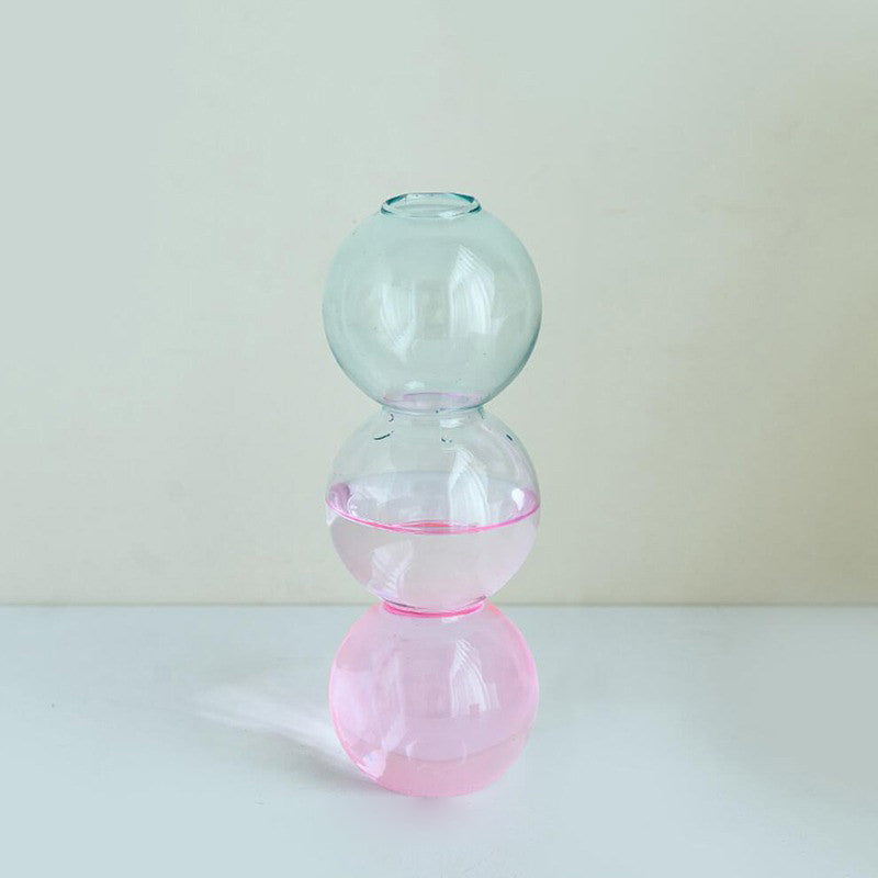 pastel glass bubble vase danish pastel aesthetic desk decor roomtery