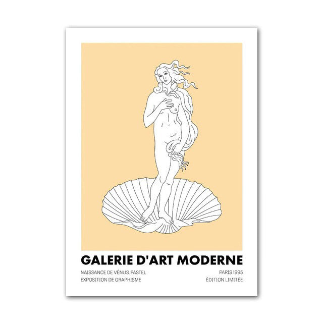 pastel gradient minimal modern art wall canvas posters art hoe aesthetic roomtery