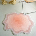 pastel blob irregular accent rug danish pastel aesthetic pastel gradient accent carpet roomtery