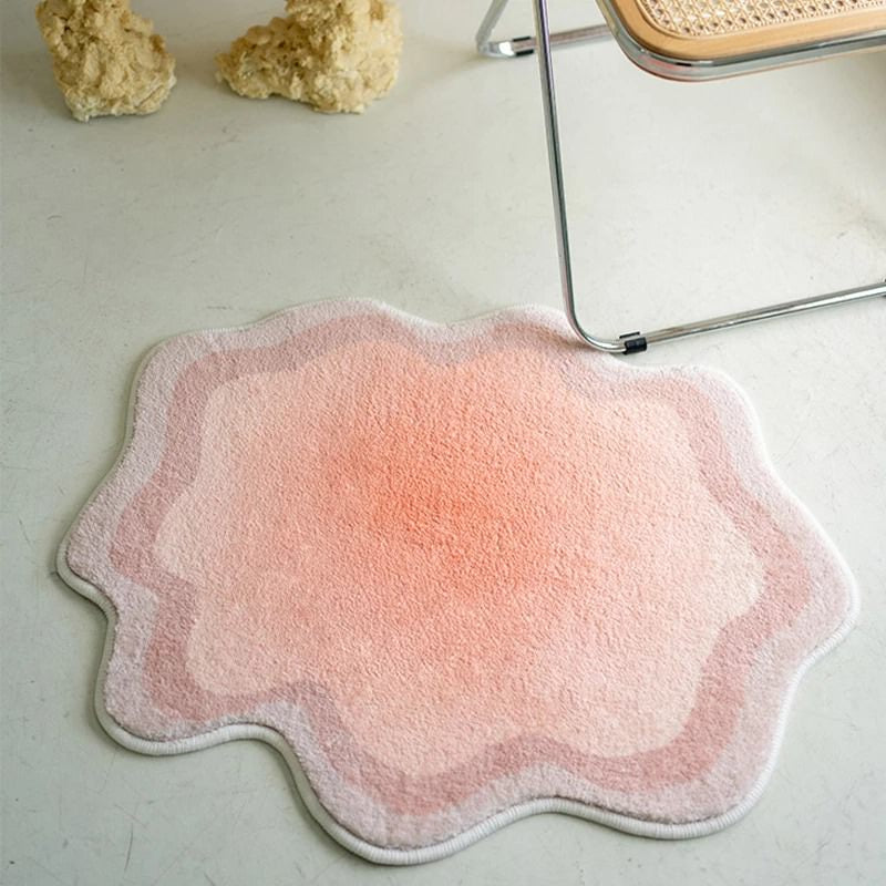 pastel blob irregular accent rug danish pastel aesthetic pastel gradient accent carpet roomtery