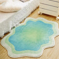pastel blob irregular accent rug danish pastel aesthetic pastel gradient accent carpet roomtery