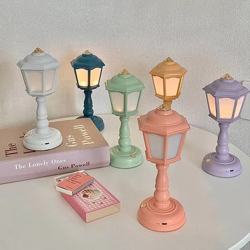 Pastel Mini Retro Street Lamp