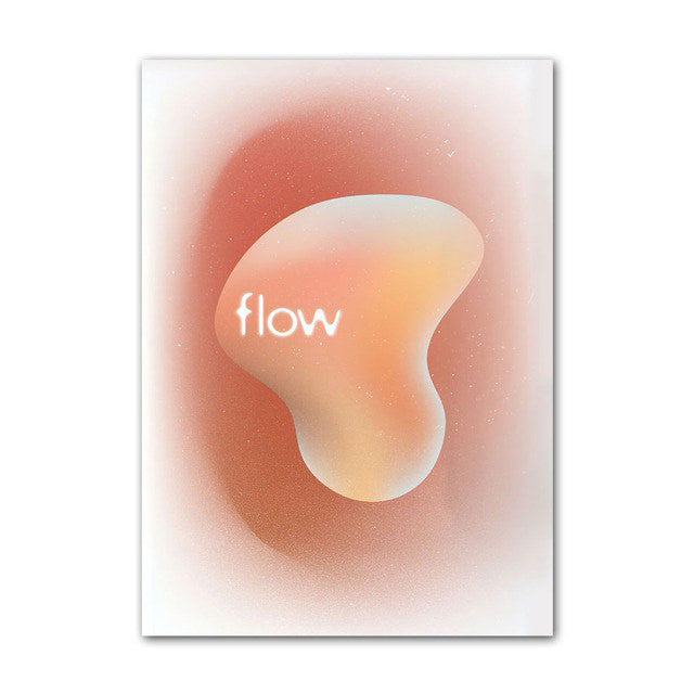 vintage pastel gradient canvas wall art aesthetic posters roomtery